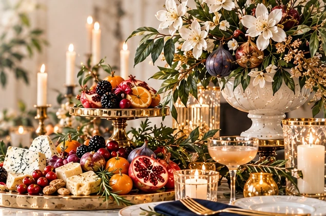 Seasonal culinary presentation
